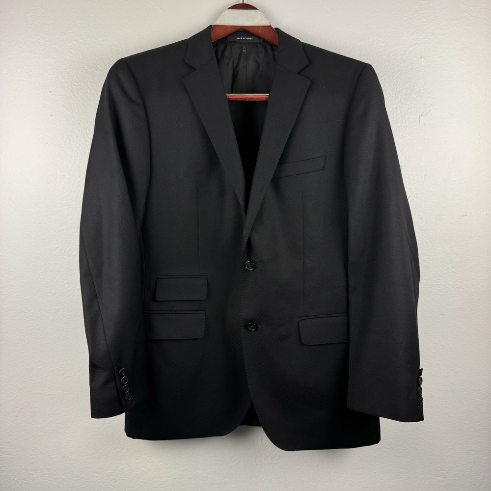 HUGO BOSS Sweet2 Mens Blazer Jacket Sport Coat BLACK - 40R